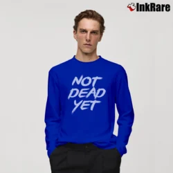 Men’s Frank Turner Not Dead Yet Long-Sleeve Shirt in royal blue | Sleek, Lightweight, Year-Round Wear