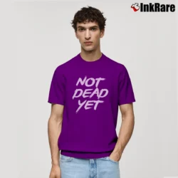Men’s Frank Turner Not Dead Yet Classic T-Shirt in purple | Soft, Breathable Everyday Wear