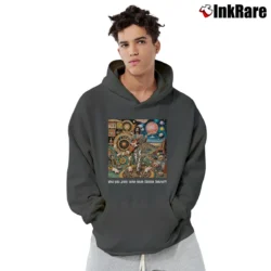 Men’s Frank Zappa Cosmik Debris Pullover Hoodie in charcoal | Cozy, Durable, Modern Fit