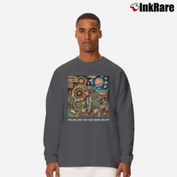 Men’s Frank Zappa Cosmik Debris Long-Sleeve Shirt in charcoal | Sleek, Lightweight, Year-Round Wear