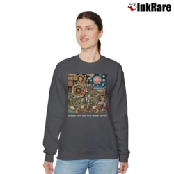 Women’s Frank Zappa Cosmik Debris Relaxed Sweatshirt in charcoal | Soft, Laid-Back Vibe
