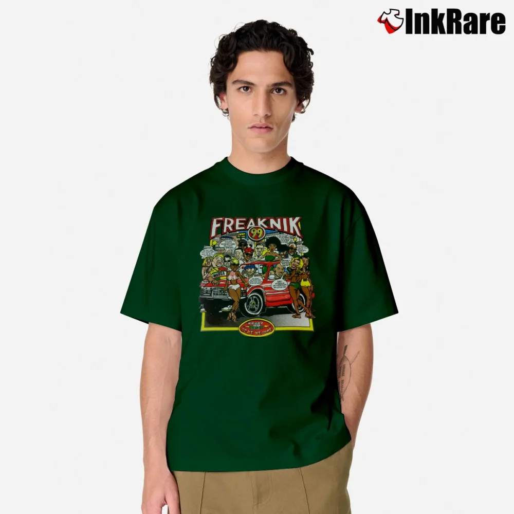 Men’s Freaknik 99 Throwback Party Classic T-Shirt in forest green | Soft, Breathable Everyday Wear