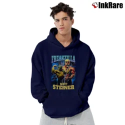 Men’s freakzilla scott steiner for Wrestling Fans Pullover Hoodie in navy | Cozy, Durable, Modern Fit