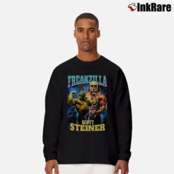 Men’s freakzilla scott steiner for Wrestling Fans Long-Sleeve Shirt in black | Sleek, Lightweight, Year-Round Wear