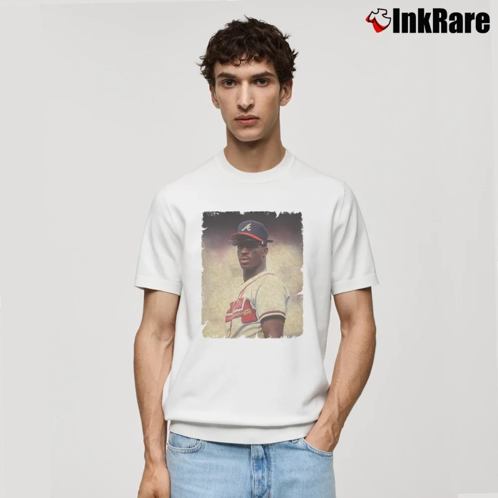 Men’s fred mcgriff atlanta braves retro baseball fan Classic T-Shirt in white | Soft, Breathable Everyday Wear