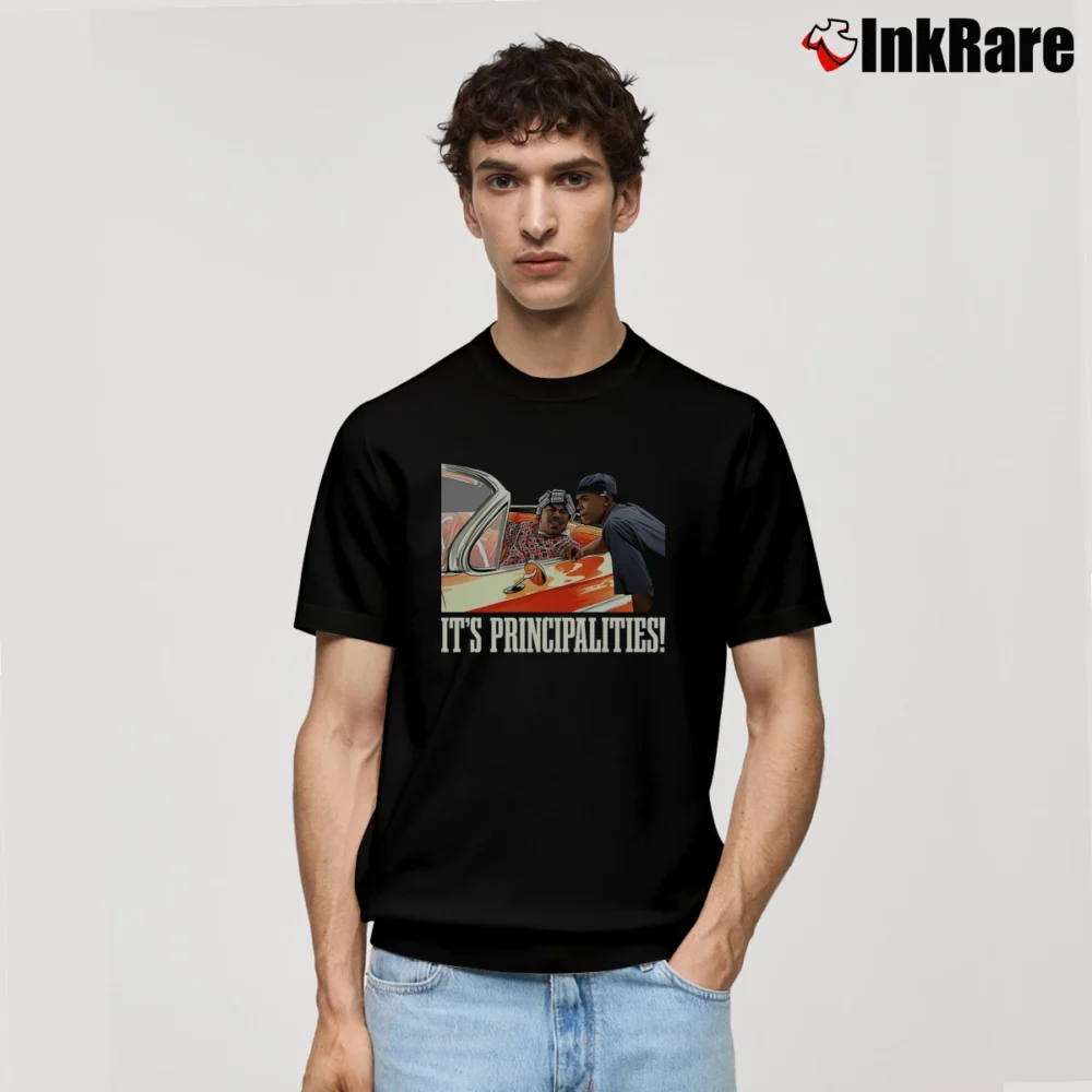 Men’s Friday Movie It's The Principalities Smokey Classic T-Shirt in black | Soft, Breathable Everyday Wear