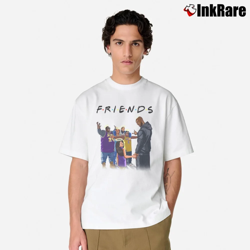 Men’s Friends Rip Legends The Notorious Big Biggie S Tupac Shakur 2pac Nipsey Hussle Classic T-Shirt in white | Soft, Breathable Everyday Wear