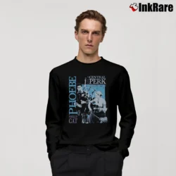 Men’s Friends Smelly Cat Tour Long-Sleeve Shirt in black | Sleek, Lightweight, Year-Round Wear