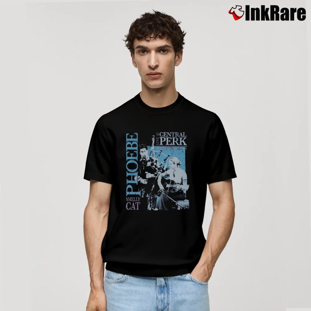 Men’s Friends Smelly Cat Tour Classic T-Shirt in black | Soft, Breathable Everyday Wear