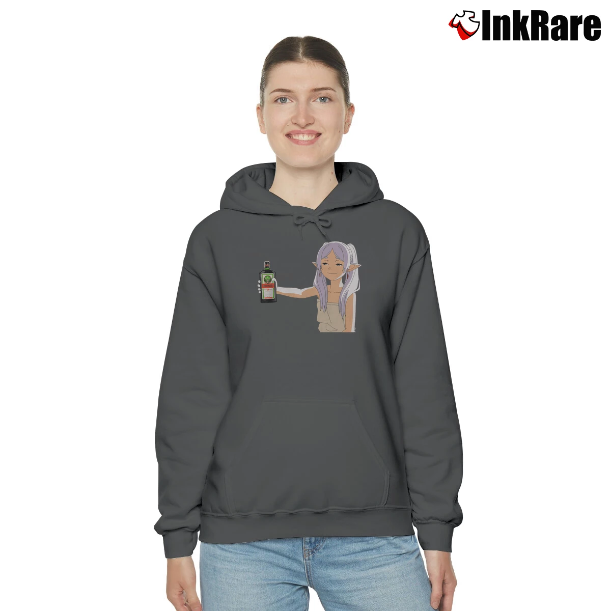 Women’s Frieren Jagermeister Cozy Hoodie in charcoal | Warm, Structured, Stylish