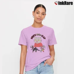 Women’s Fritz The Cat Characters Signature T-Shirt in light pink | Soft, Flattering Fit