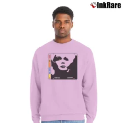 Men’s Front 242 Geography Crewneck Sweatshirt in light pink | Cozy Fabric, Clean Style