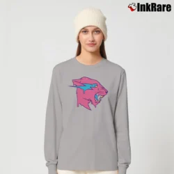 Women’s Frosted Beast Graphic Fantasy Long-Sleeve Top in sport grey | Sleek, Versatile, All-Season