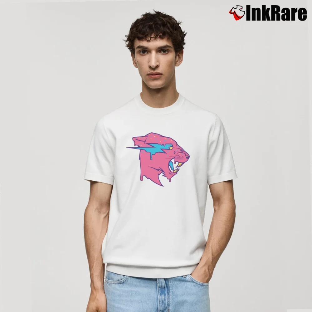 Men’s Frosted Beast Graphic Fantasy Classic T-Shirt in white | Soft, Breathable Everyday Wear