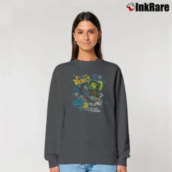Women’s Fruity Rebels Relaxed Sweatshirt in charcoal | Soft, Laid-Back Vibe