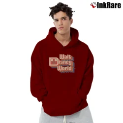 Men’s Fuel Logo Walt Disney World Pullover Hoodie in maroon | Cozy, Durable, Modern Fit
