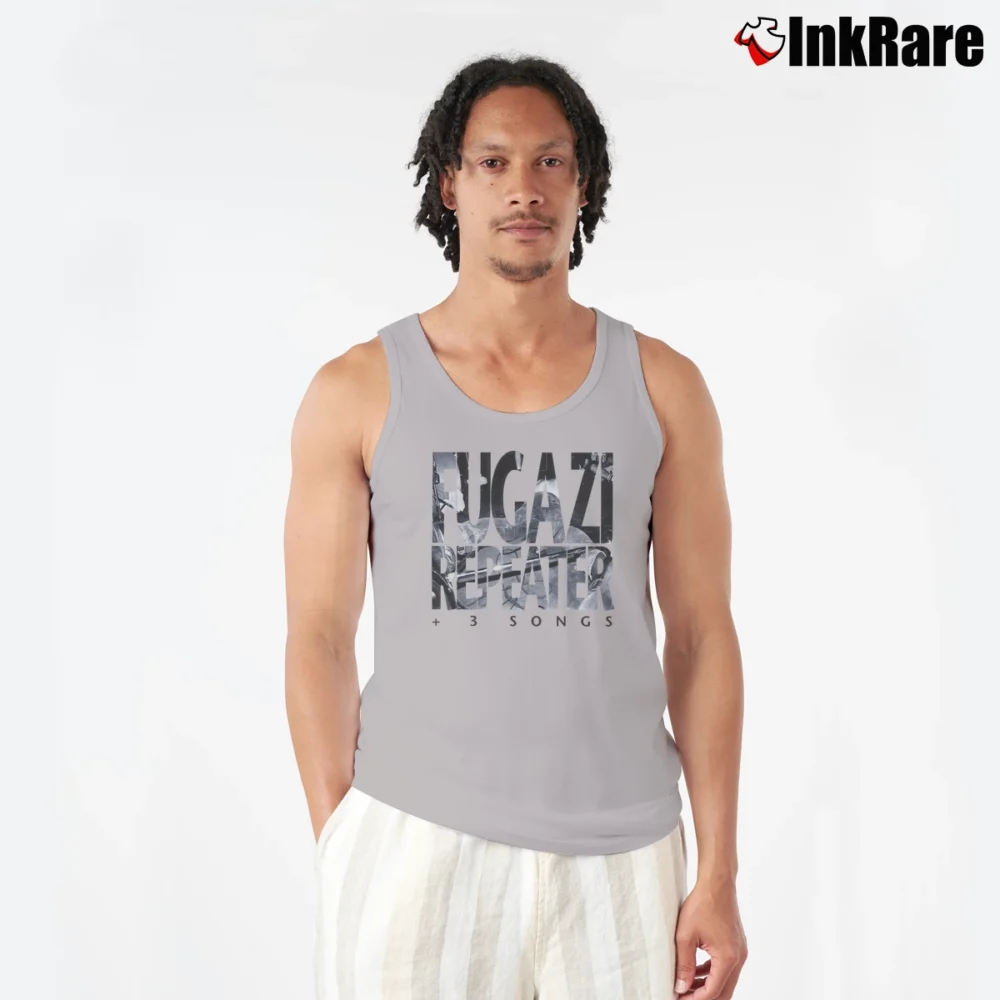 Men’s Fugazi Repeater EP Cover Album Tank Top in sport grey | Breathable, Active-Friendly Design