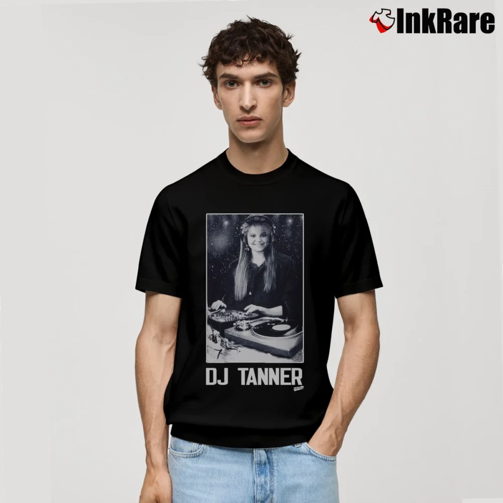 Men’s Full House Dj Tanner Classic T-Shirt in black | Soft, Breathable Everyday Wear