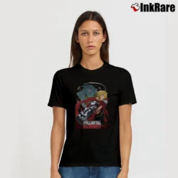 Women’s Fullmetal Alchemist Anime T-Shirt in black | Soft, Flattering Fit