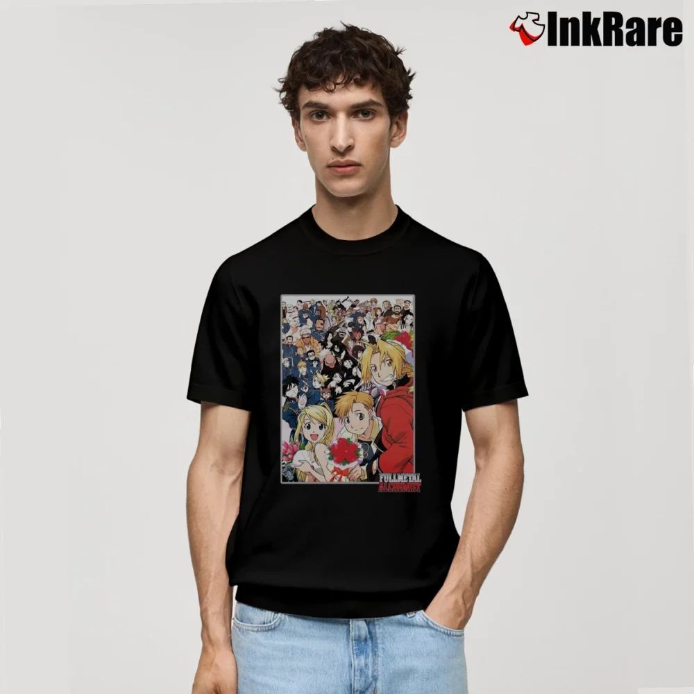 Men’s Fullmetal Alchemist Poster Classic T-Shirt in black | Soft, Breathable Everyday Wear