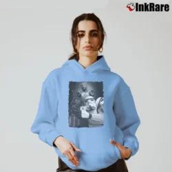 Women’s Fun Darth Vader Stormtrooper Selfie Frozen Han Solo Star Wars Cozy Hoodie in light blue | Warm, Structured, Stylish