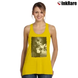 Women’s Fun Darth Vader Stormtrooper Selfie Frozen Han Solo Star Wars Tank Top in yellow | Lightweight, Movement-Friendly