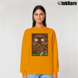 Women’s Funko Pop Marvel Iron Man Infinity War Relaxed Sweatshirt in orange | Soft, Laid-Back Vibe