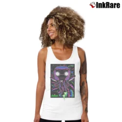 Women’s Funko Pop Marvel Iron Man Infinity War Tank Top in white | Lightweight, Movement-Friendly
