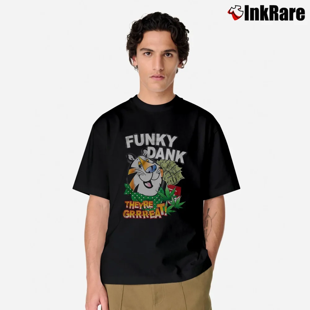 Men’s Funky Dank Tony The Tiger Classic T-Shirt in black | Soft, Breathable Everyday Wear