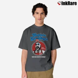 Men’s Funny Captain Spaulding Fried Chicken Satire Funny Classic T-Shirt in charcoal | Soft, Breathable Everyday Wear