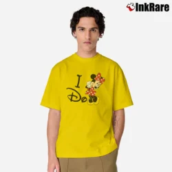 Men’s Funny Disney Couple I Don't Do Matching Mickey Minnie Classic T-Shirt in yellow | Soft, Breathable Everyday Wear