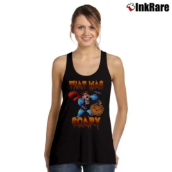 Women’s Funny Halloween Superman Scary Costume Tank Top in black | Lightweight, Movement-Friendly