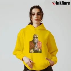 Women’s Funny Marvel Avengers Biggie Thanos Villain Parody Cozy Hoodie in yellow | Warm, Structured, Stylish
