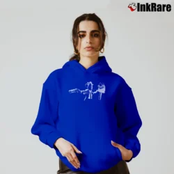 Women’s Funny Philadelphia Phillies Phanatic Gritty Cozy Hoodie in royal blue | Warm, Structured, Stylish