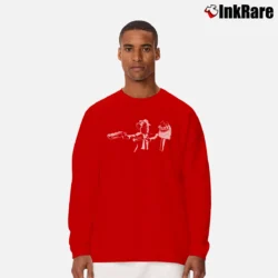 Men’s Funny Philadelphia Phillies Phanatic Gritty Long-Sleeve Shirt in red | Sleek, Lightweight, Year-Round Wear