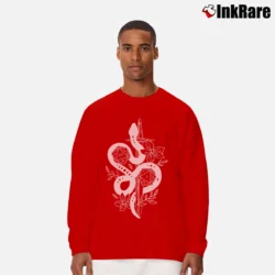 Men’s Funny Rpg Dragon And Dice Adhd Dnd Gaming Long-Sleeve Shirt in red | Sleek, Lightweight, Year-Round Wear
