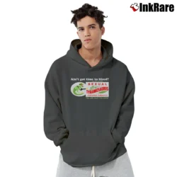 Men’s Funny Sexual Tyrannosaurus Pullover Hoodie in charcoal | Cozy, Durable, Modern Fit
