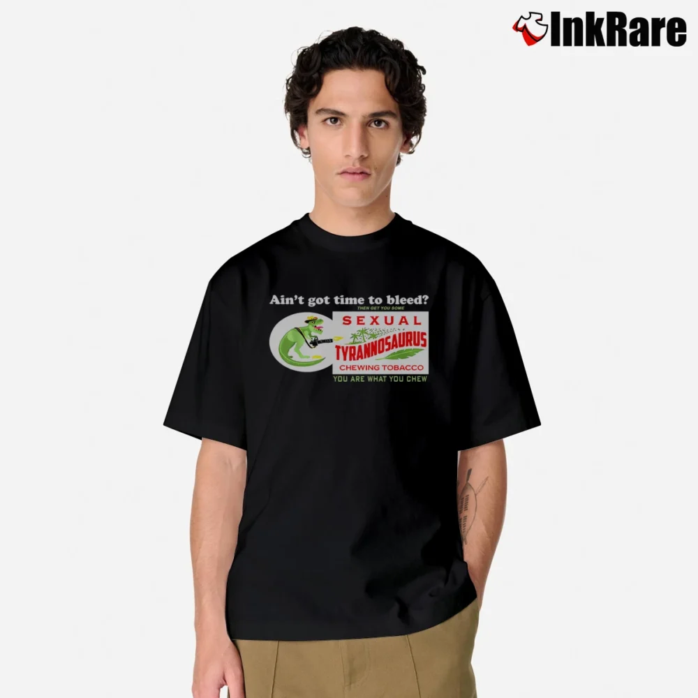 Men’s Funny Sexual Tyrannosaurus Classic T-Shirt in black | Soft, Breathable Everyday Wear