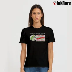 Women’s Funny Sexual Tyrannosaurus Signature T-Shirt in black | Soft, Flattering Fit