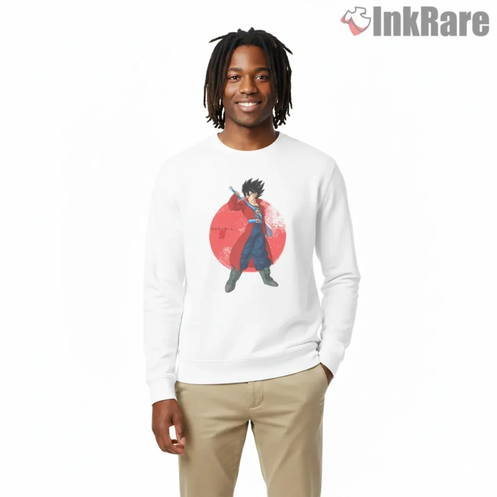 Future Trunks Energetic Sword Warrior Shirt on graphic shirt for men graphic tee