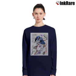 Women’s Future Trunks Vs Frieza Samurai Art Dragon Ball Z Long-Sleeve Top in navy | Sleek, Versatile, All-Season