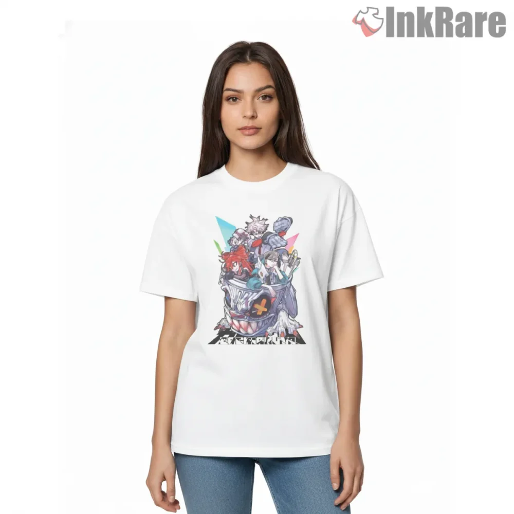Gachiakuta Group Chaos Creature Manga Anime Shirt on white short sleeve shirt for women graphic tee