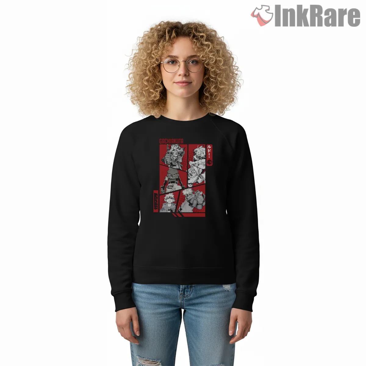 Gachiakuta Manga Panel Red Black Story Anime Shirt on graphic shirt for women graphic tee