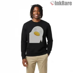 Gachiakuta Minimal Duck Meme Clean Graphic Anime Shirt on graphic shirt for men graphic tee