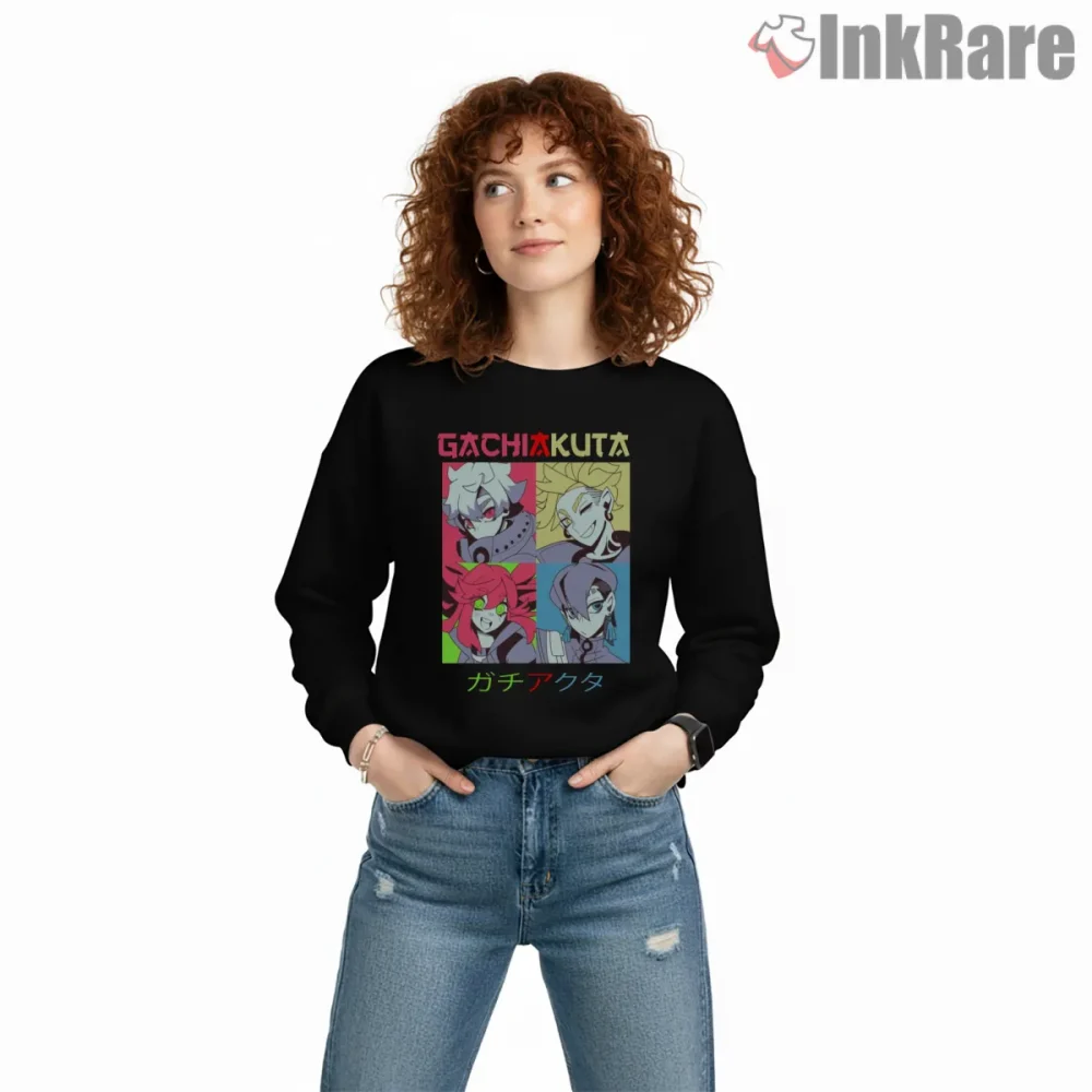 Gachiakuta Pop Art Character Grid Anime Shirt on graphic shirt for women graphic tee