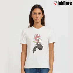Women’s Gachiakuta Riyo Reaper T-Shirt in white | Soft, Flattering Fit