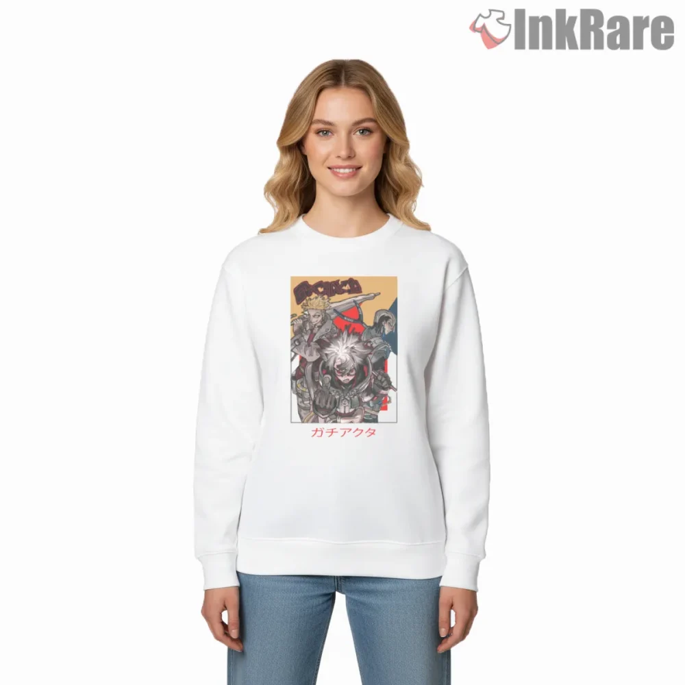 Gachiakuta Team Action Group Red Accent Anime Shirt on graphic shirt for women graphic tee