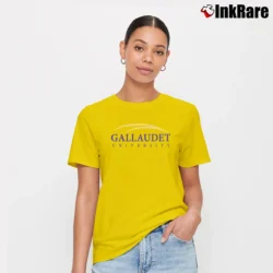 Women’s Gallaudet University Signature T-Shirt in yellow | Soft, Flattering Fit