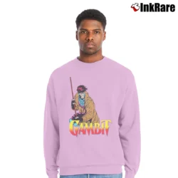 Men’s Gambit Marvel Graphic Crewneck Sweatshirt in light pink | Cozy Fabric, Clean Style