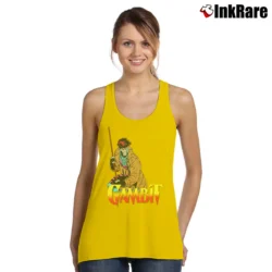 Women’s Gambit Marvel Graphic Tank Top in yellow | Lightweight, Movement-Friendly